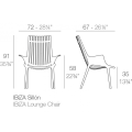 Крісло Ibiza Lounge Chair Black8
